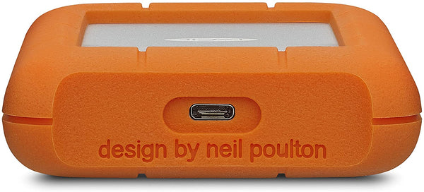 LaCie Rugged SSD 2 TB Solid State Drive — USB-C USB 3.0 Thunderbolt 3, Drop Shock Dust Water Resistant, for Mac and PC Computer Desktop Laptop (STHR2000800)