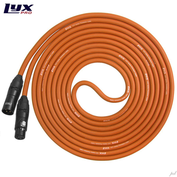 LyxPro LCS Premium Series XLR Microphone Cable for Professional Microphones and Devices