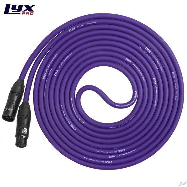 LyxPro LCS Premium Series XLR Microphone Cable for Professional Microphones and Devices
