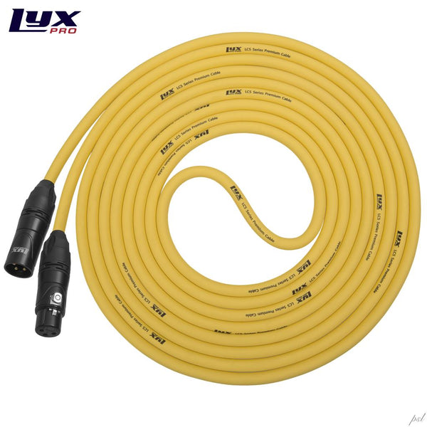 LyxPro LCS Premium Series XLR Microphone Cable for Professional Microphones and Devices