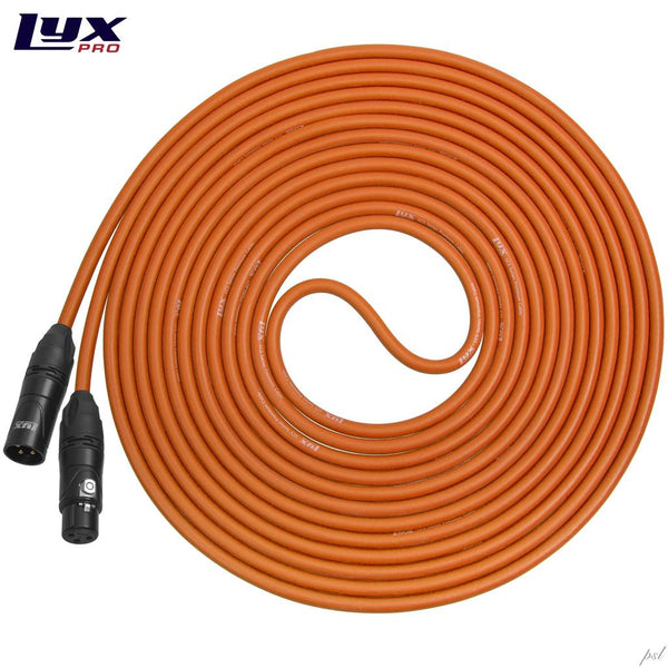 LyxPro LCS Premium Series XLR Microphone Cable for Professional Microphones and Devices