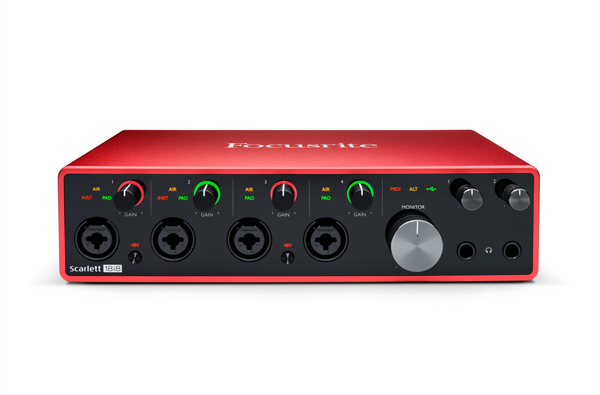 Focusrite Scarlett 18i8 (3rd Gen) USB Audio Interface with Pro Tools | First