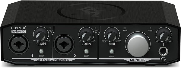 Mackie Audio Interface, Onyx Producer 2X2 USB Audio Interface with MIDI (Onyx Producer 2-2)