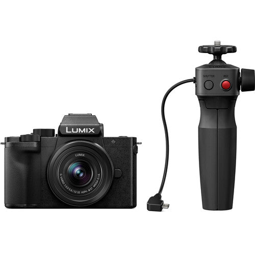 Panasonic Lumix DC-G100 Mirrorless Digital Camera with 12-32mm Lens and Tripod Grip Kit G100VK