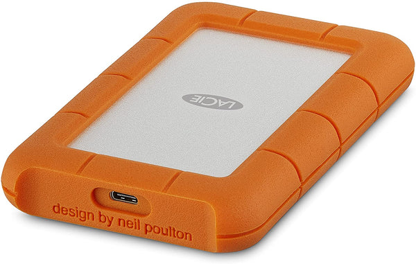 LaCie Rugged 2TB USB-C and USB 3.0 Portable Hard Drive