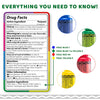 Crayola Kids Hand Sanitizer Gel, (8-Pack) 2 oz ea., 8 Colorful Holders Included.