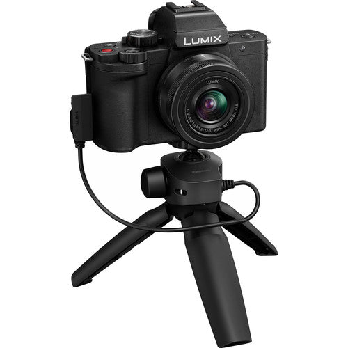 Panasonic Lumix DC-G100 Mirrorless Digital Camera with 12-32mm Lens and Tripod Grip Kit G100VK