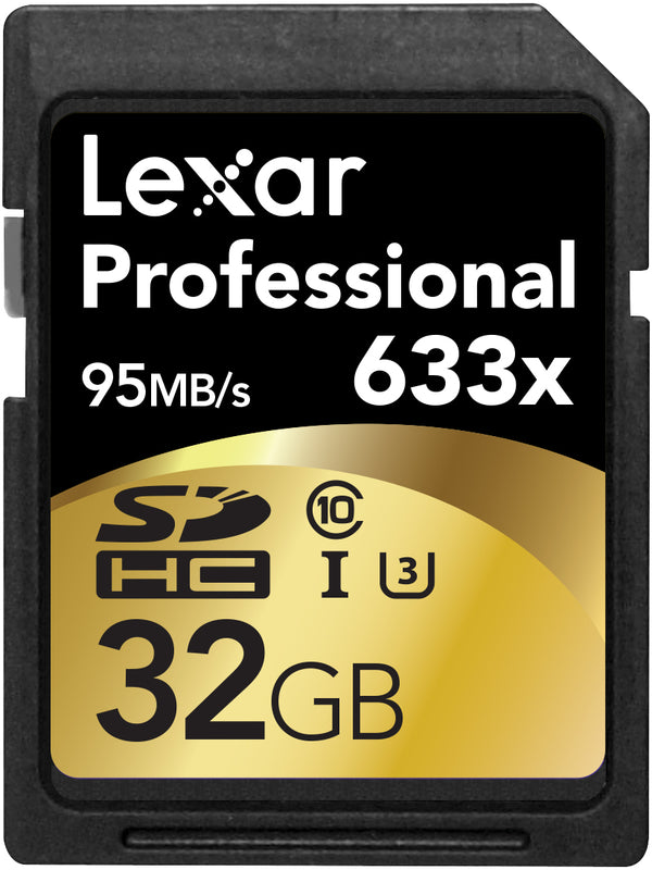 Lexar 32GB 633x Professional UHS-I SDHC Memory Card