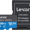 Lexar 667x Video microSDXC UHS-I Memory Card For Action Cameras