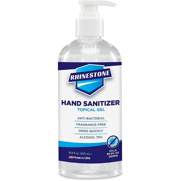 Gel Hand Sanitizer 75% Ethyl Alcohol 16.9 Fl. OZ w/ Pump - Made in USA