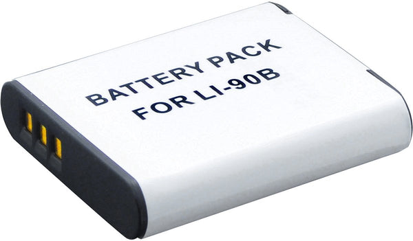 Xit LI90B Replacement Battery for Olympus LI90B (White)