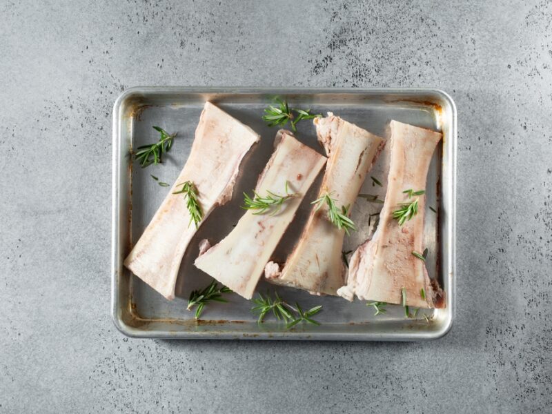 Canoe-cut Marrow Bone