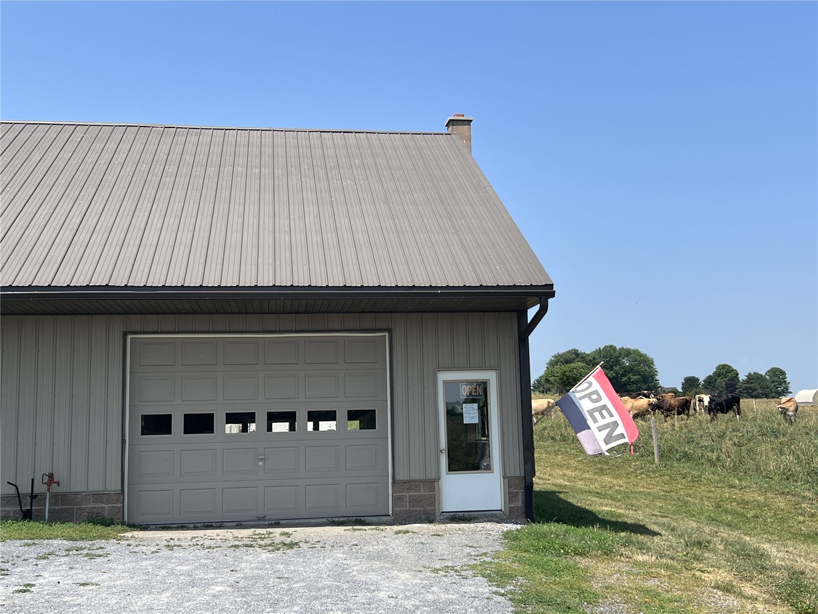The farm store at Clipper Valley Farm