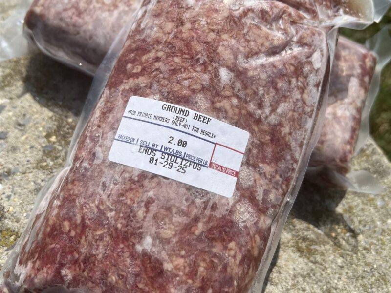 Grass-fed ground beef