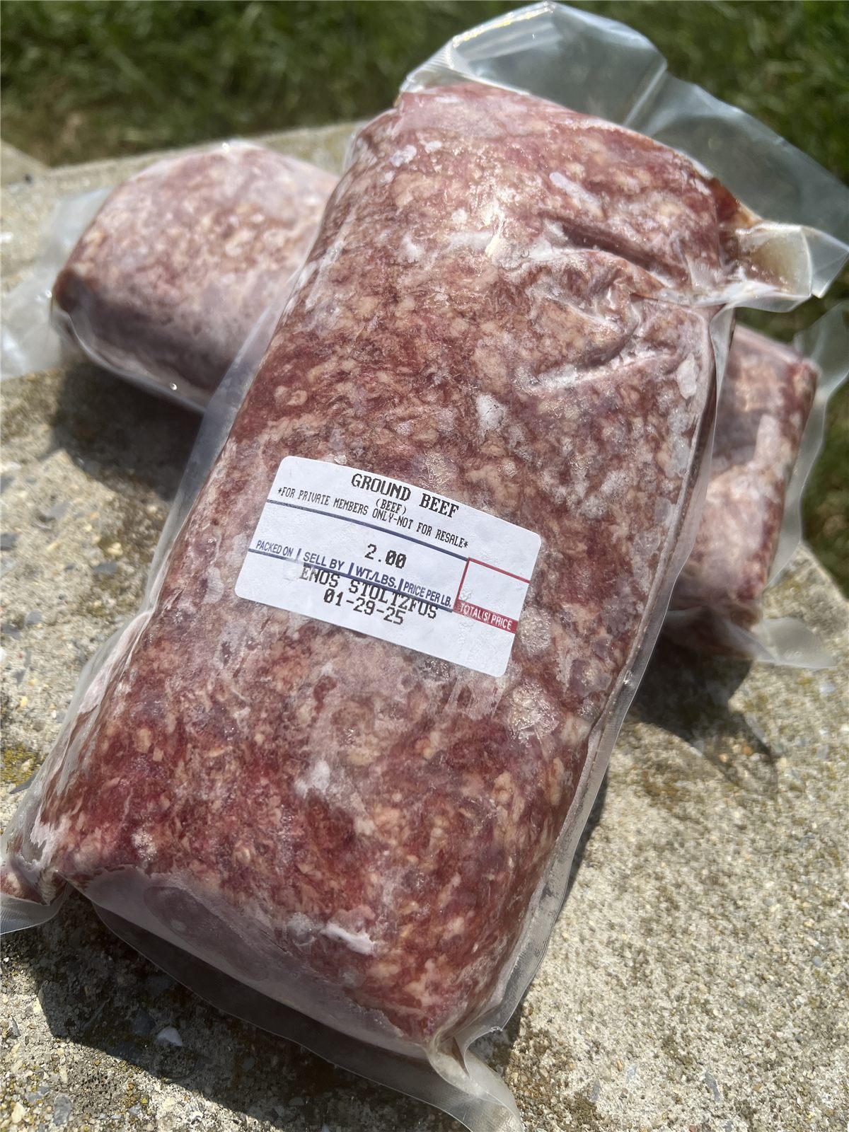 Grass-fed ground beef